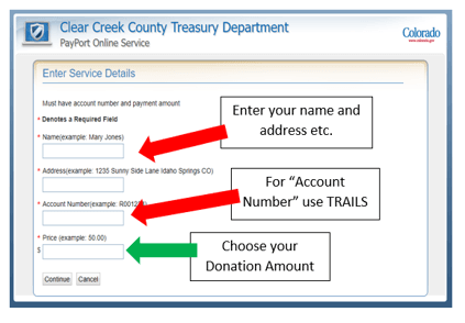 Trails Donation Image